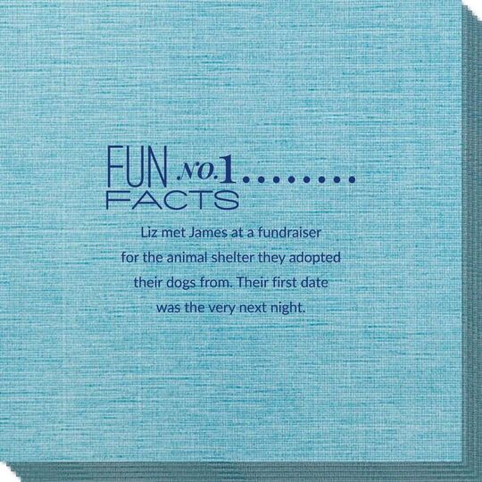 Just the Fun Facts Bamboo Luxe Napkins